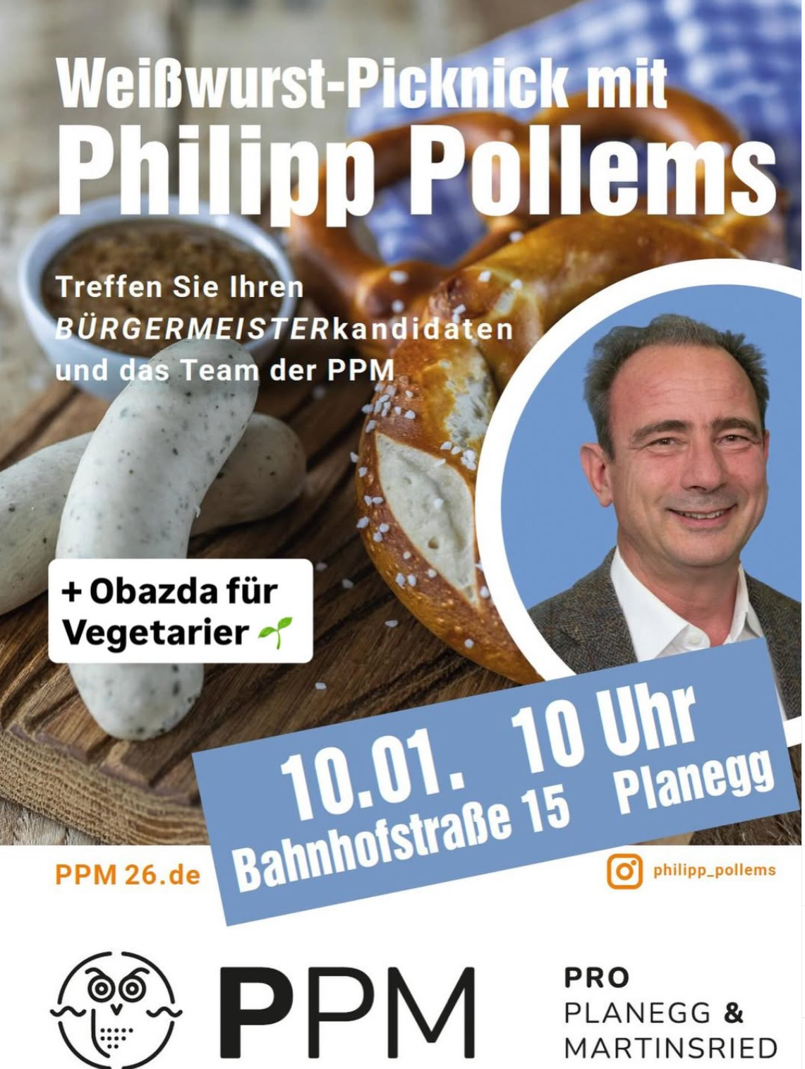 weisswurst-fr&uuml;hst&uuml;ck mit PPM Planegg & Martinsried
