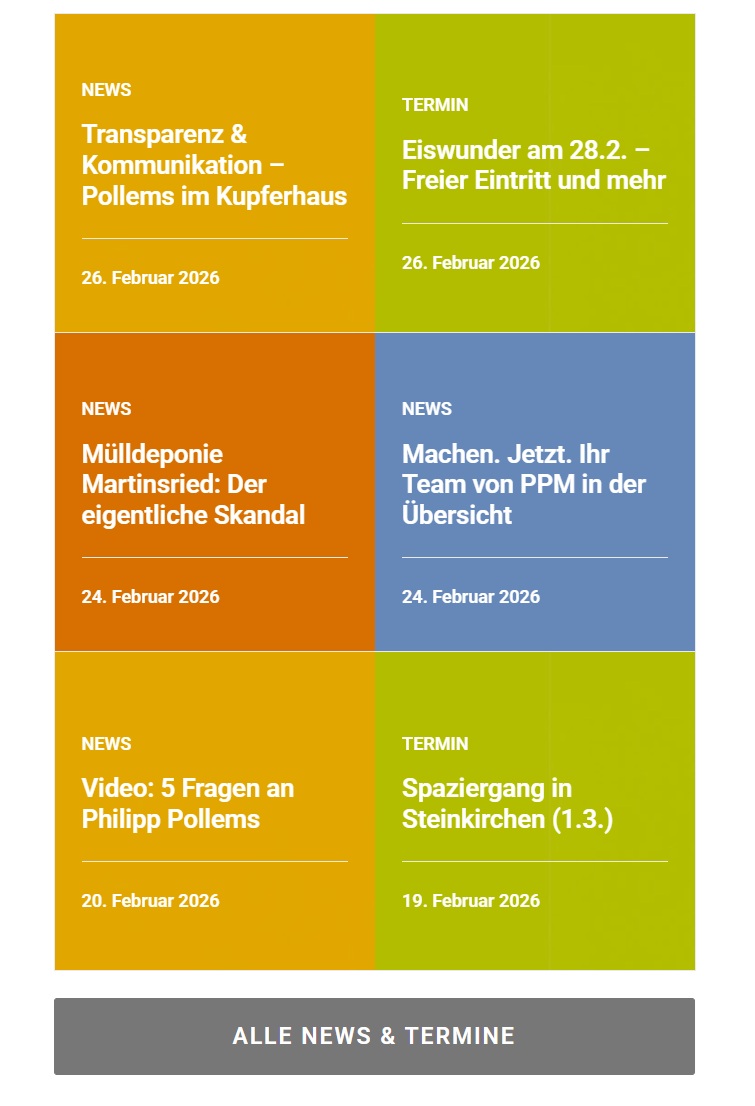 PPM - Pro Planegg & Martinsried News Bereich