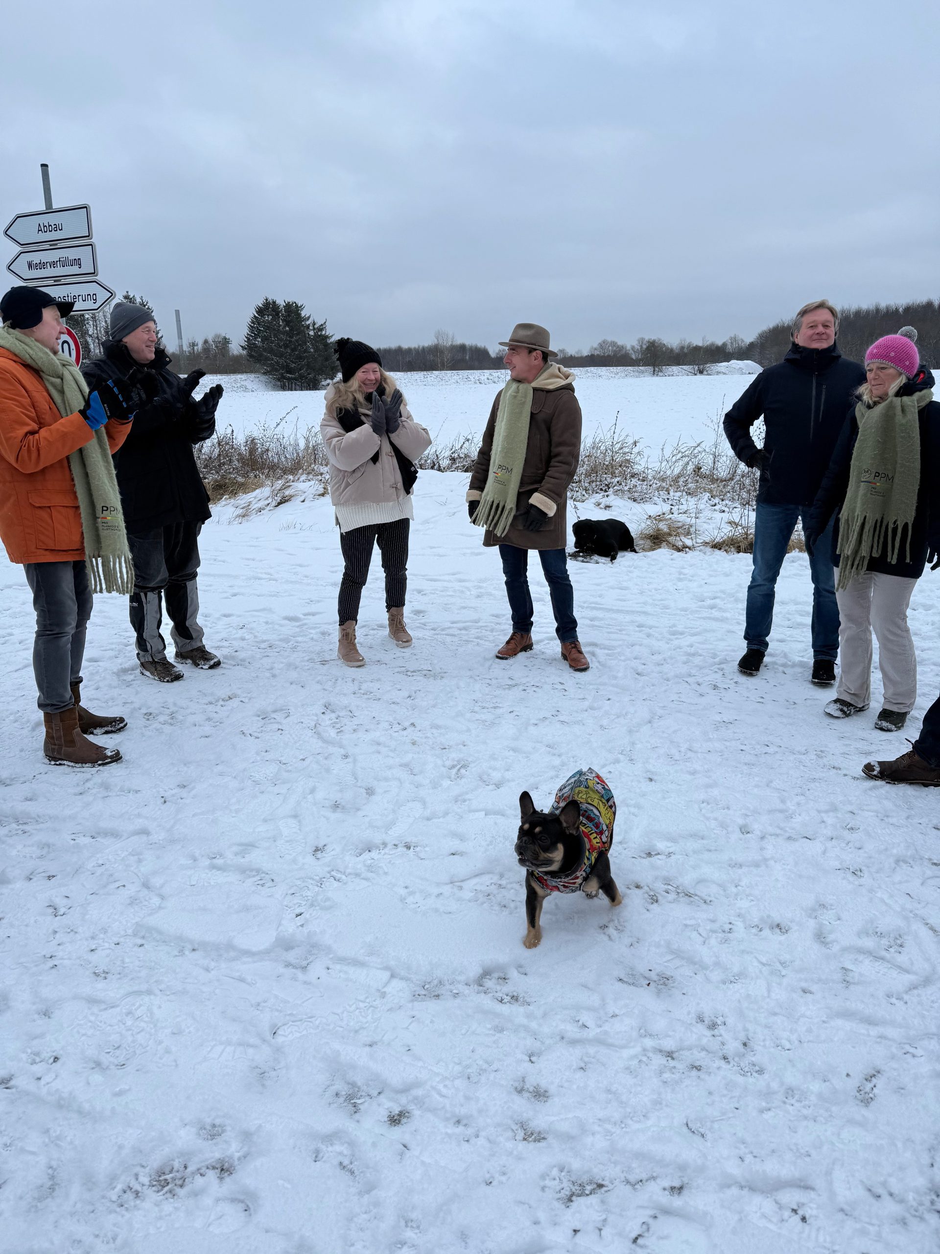 Philipp Pollems (PPM) beim Spaziergang im GRUND
